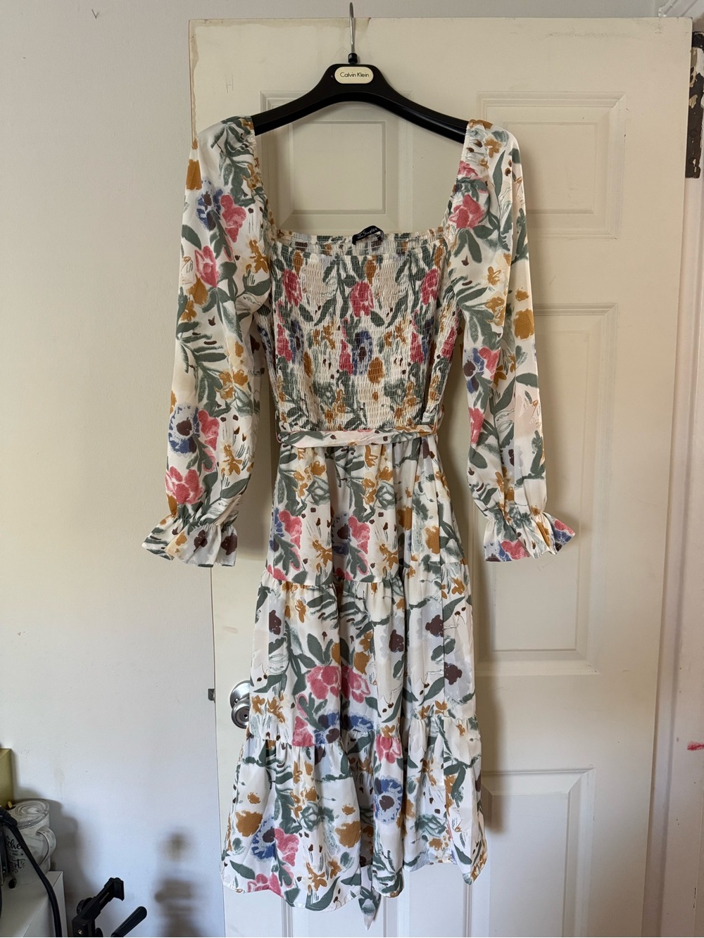 Amazon Floral Smocked Midi Dress 🌸